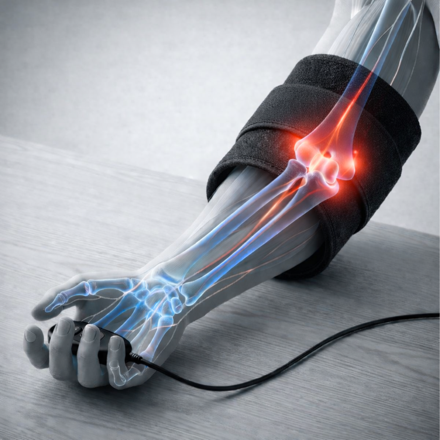 LUMIFLUX Pro Pad red light therapy elbow wrap