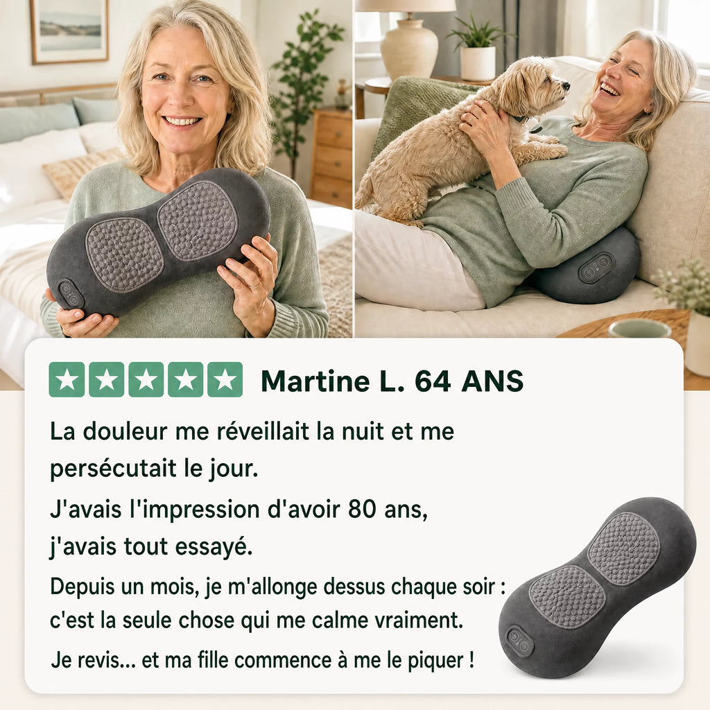 Avis client – coussin dos Orvya