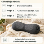 Comment utiliser le coussin dos Orvya en 3 étapes