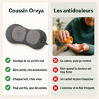 Coussin Orvya comparé aux antidouleurs