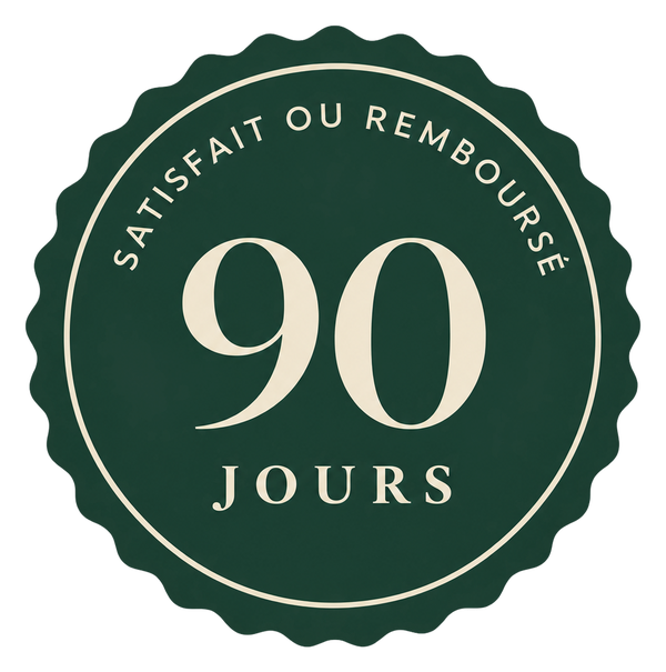 Garantie satisfait ou remboursé 90 jours